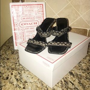 Vintage Authentic Coach Sandals